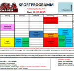 Sportprogramm SS15