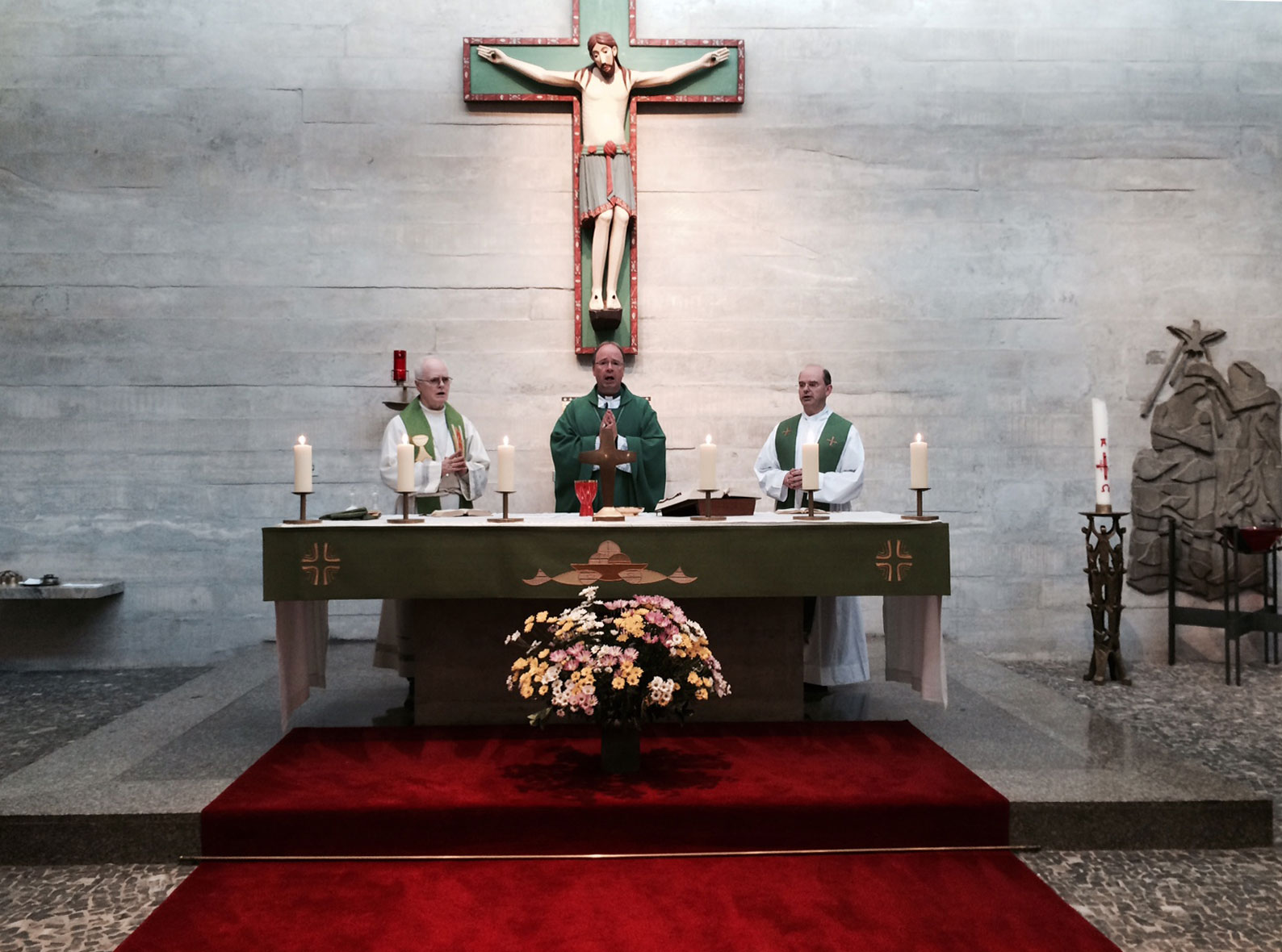 In der Kirche der deutschsprachigen Bonifatiusgemeinde