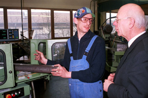 Aktion Arbeit: Besuch im Ausbildungsbetrieb