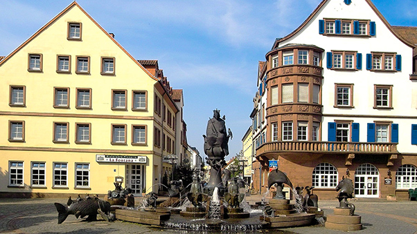 Der Kaiserbrunnen in Kaiserslautern