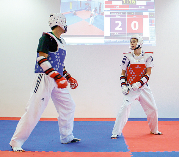 Taekwondo im Leistungszentrum Ingelheim