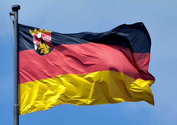 Landesflagge Rheinland-Pfalz