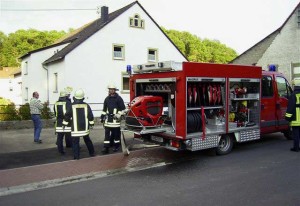 Feuerwehrübung in Abtweiler