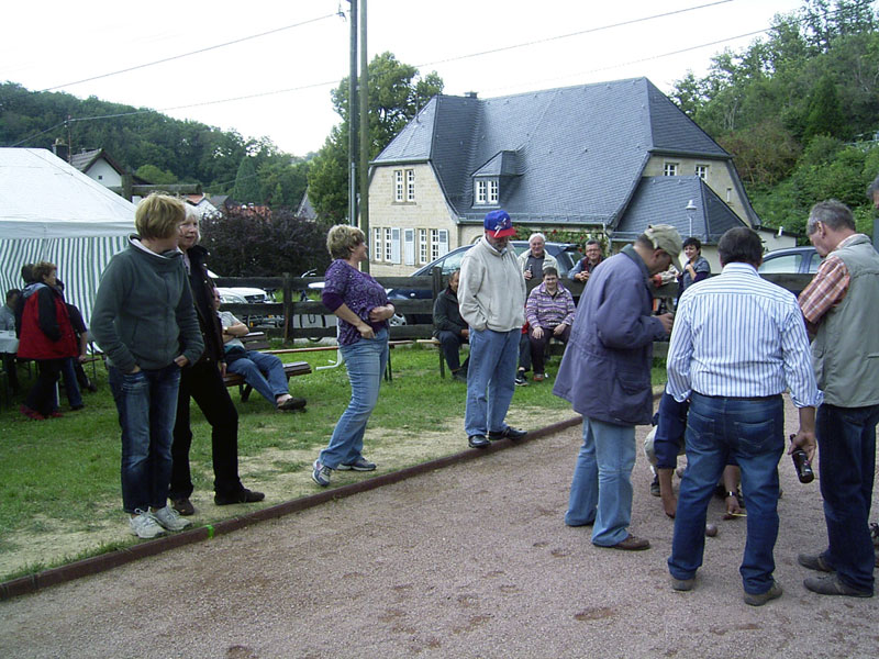 Der Bouleplatz in Abtweiler