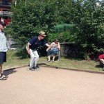 Konzentration und Haltung bewahren bei der 4. Boule-Dorfmeisterschaft 2013