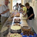 Sommerfest des MGV/Gem. Chores Abtweiler/Raumbach im Jahr 2013 - Nach dem Mittagessen gab es Kaffee und Kuchen.