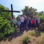 Botanische Wanderung 2014 - Gruppenfoto am Kreuz