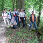 Botanische Wanderung 2015 - Interessierte Wandergruppe