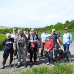 Botanische Wanderung 2016 - Interessierte Wandergruppe