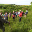 Botanische Wanderung 2016 - Gruppe auf der Orchideenwiese