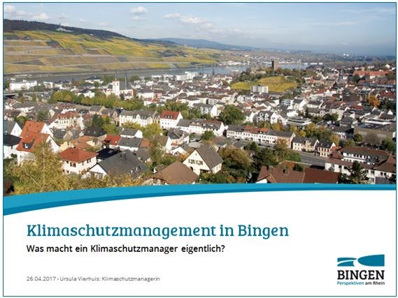 Klimaschutz-Vortrag auf der Umweltmesse der TH Bingen 2017