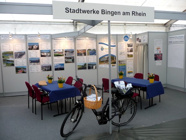 Stadtwerke-Stand auf der Binger Messe 2016