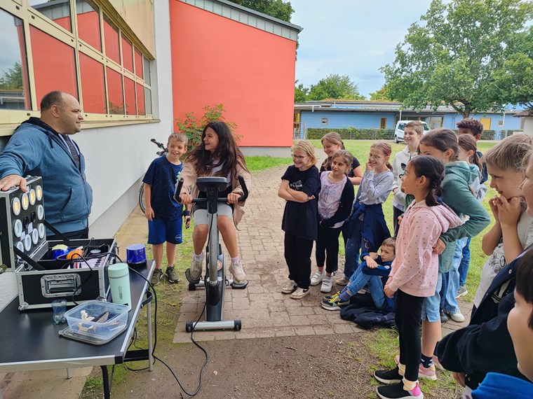 Energie gestern und heute, Energiefahrrad für Kinder