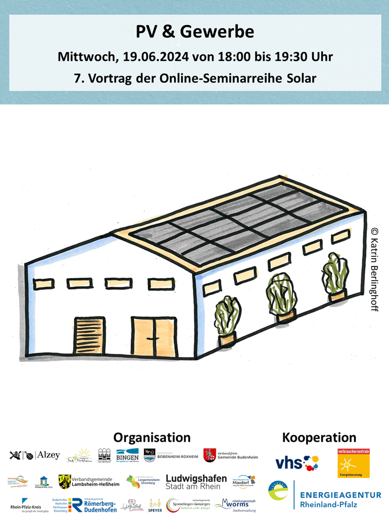 Plakat PV und Gewerbe