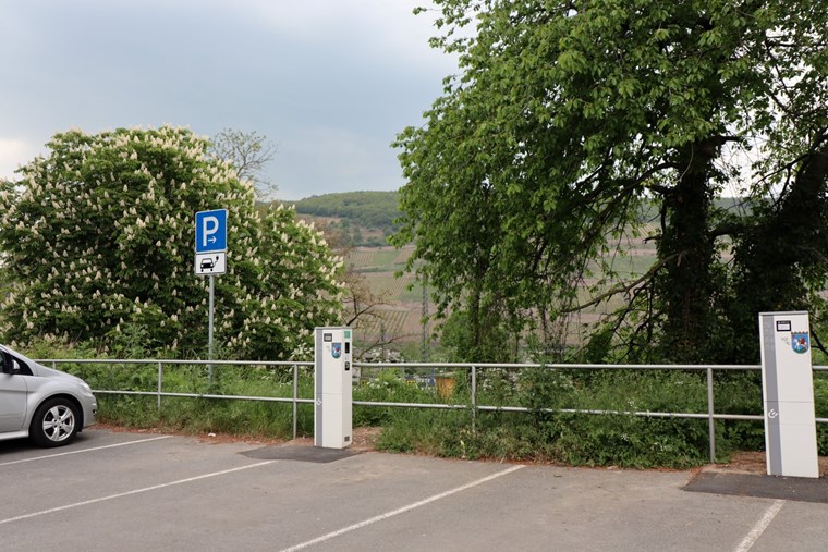 Die Ladesäulen in Bingerbrück.