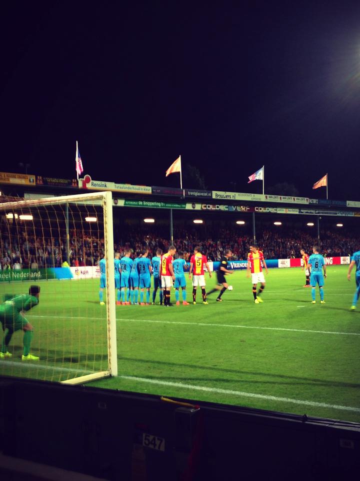 Fußballspiel im Stadion