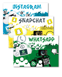 NEU: Flyer zu Snapchat, WhatsApp und Instagram