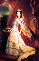 Porträt Augusta von Preussen von Franz Xaver Winterhalter