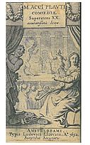 Plauti Comoediae. Amsterdam 1652 – Theateraufführung  im 17. Jahrhundert