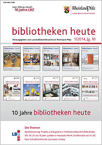 Titelseite "bibliotheken heute"