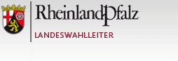 Logo: Landeswahlleiter - Zurï¿½ck zur Startseite wahlen.rlp.de