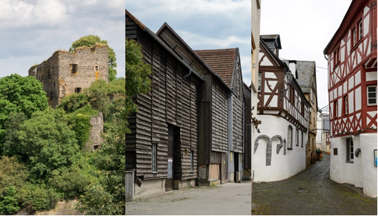 Burg Dill, Tabakschuppen in Hayna, Pelzerstraße in Ediger © GDKE, Landesdenkmalpflege, F. Tauber