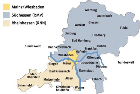 Die Unterschiedliche Verkehrsverbünde im Überblick