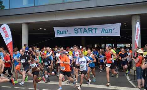 Start zum Mainzer Drei-Brücken-Lauf