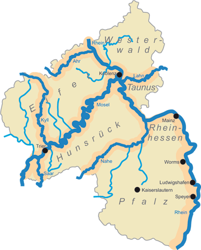 Radfernwege in Rheinland-Pfalz © LBM Rheinland-Pfalz