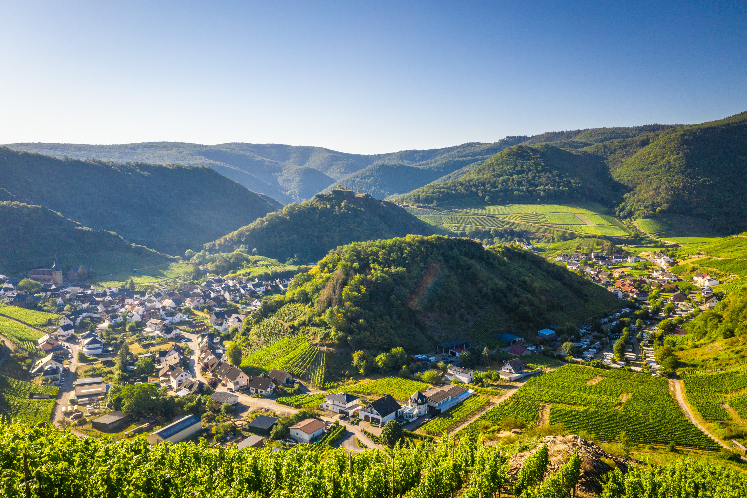 Das Ahrtal von oben