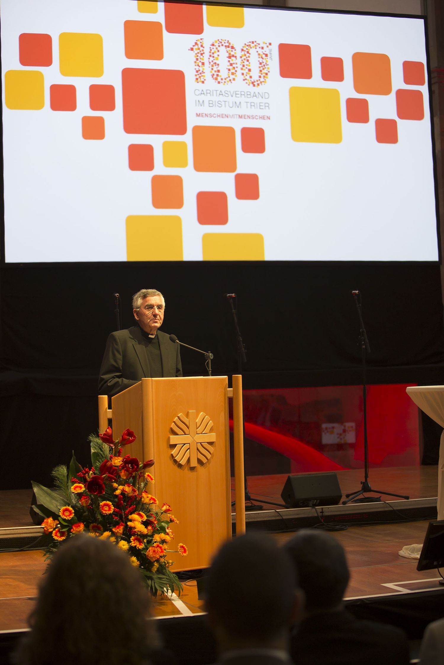 Gebert beim Caritas-Jubiläum 2016