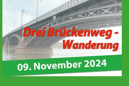 Drei Brückenweg-Wanderung in Mainz