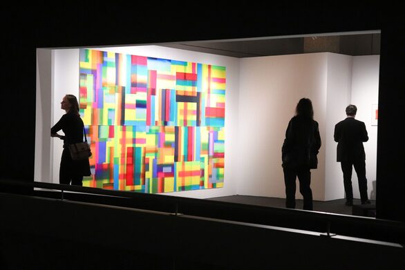 Einblicke in die Ausstellung "shape of colour"