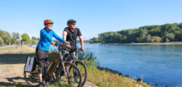 Radeln am Rhein - Foto: Südpfalz Tourismus Landkreis Germersheim, Foto: Kilian Kunz © Pfalz Touristik e.V.