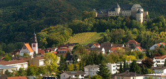 Die Kurstadt Bad Münster am Stein-Ebernburg - Foto: Dominik Ketz © Rheinland-Pfalz Tourismus GmbH