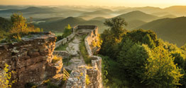 Burgruine Wegelnburg zwischen Nothweiler und Schönau - Foto: Dominik Ketz © Rheinland-Pfalz Tourismus GmbH