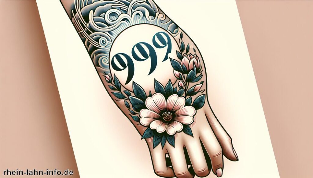 Tattoo 999 Bedeutung » Abschied und Neuanfang im Tattoo