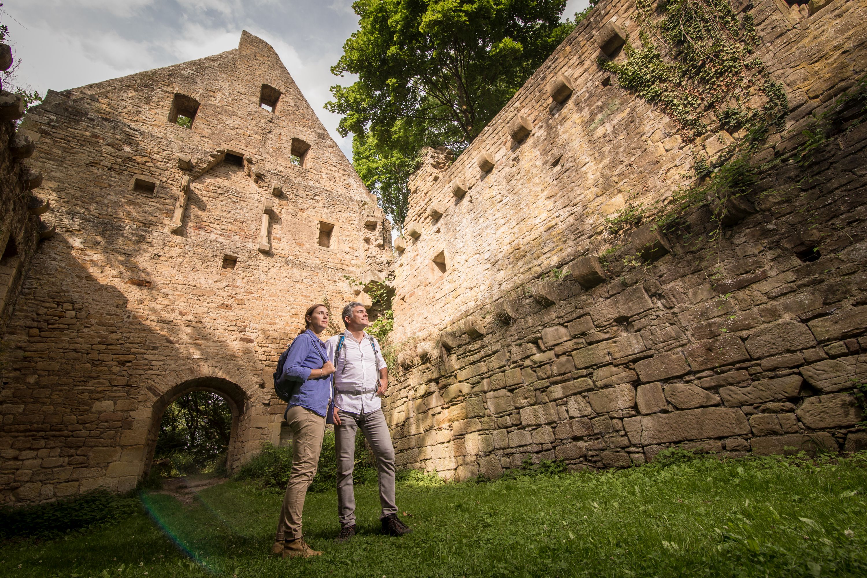 Besuch der Klosterruine Disibodenberg, Nahe