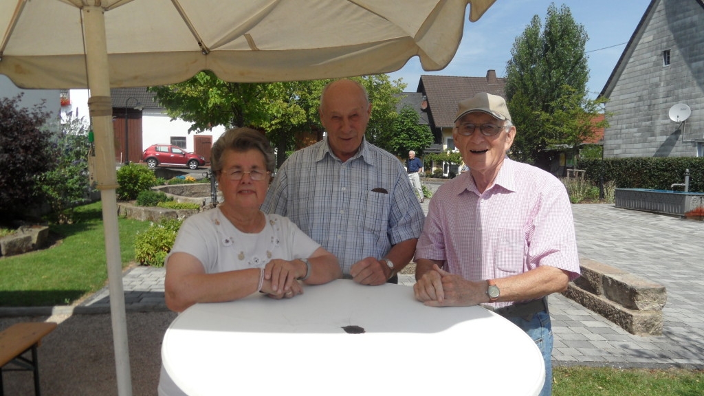 v.l. Sigrid Engel, Helmut Schuch und Erwin Burger