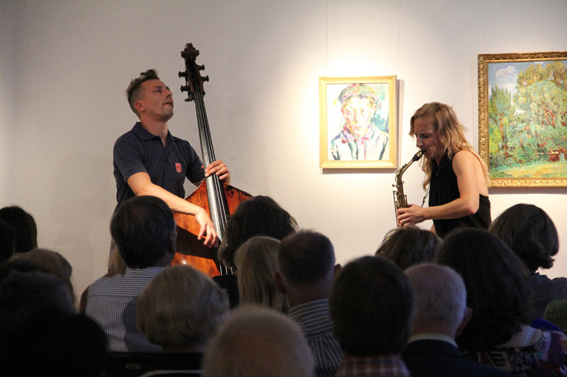 Alexandra Lehmler und Matthias Debus im Purrmann-Haus, Foto: Purrmann-Haus Speyer