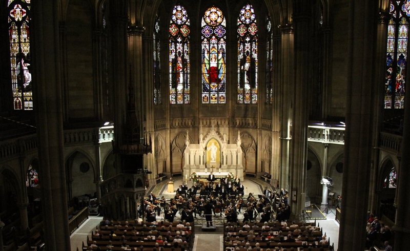  Klangvoller Abschluss in der großartigen Kulisse der Gedächtniskirche © Deutsche Staatsphilharmonie Rheinland-Pfalz