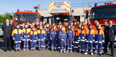 Gruppenfoto Jugendfeuerwehr Verbandsgemeinde Wissen