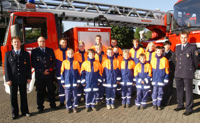 Gruppenfoto Jugendfeuerwehr Katzwinkel