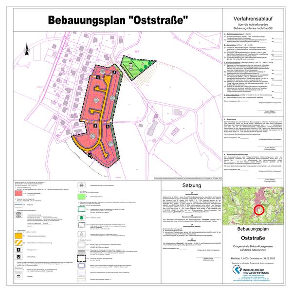 Bebauungsplan Oststraße