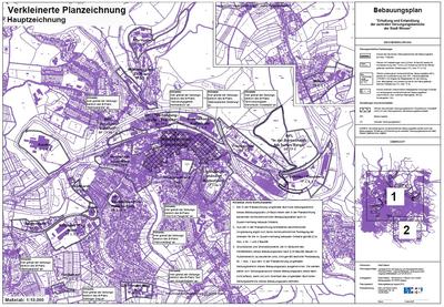 Bebauungsplan Erhaltung und Entwicklung der zentralen Versorgungsbereiche - Planzeichnung