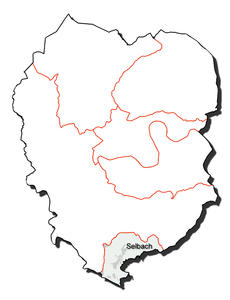 Kartenumriss der Ortsgemeinde Selbach (Sieg)