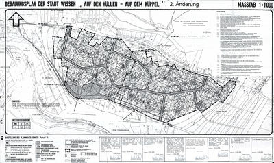 Bebauungsplan Auf den Hüllen-Auf dem Küppel - Planzeichnung, 2. Änderung