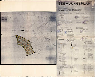 Bebauungsplan Vor der Hohnert - Planzeichnung