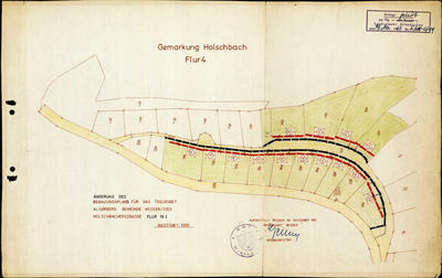 Bebauungsplan Holschbacher Straße-Kantstraße - Planzeichnung, 1. Änderung