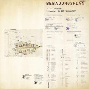 Bebauungsplan In der Teichwiese - Planzeichnung